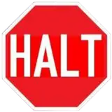 HaltWrite